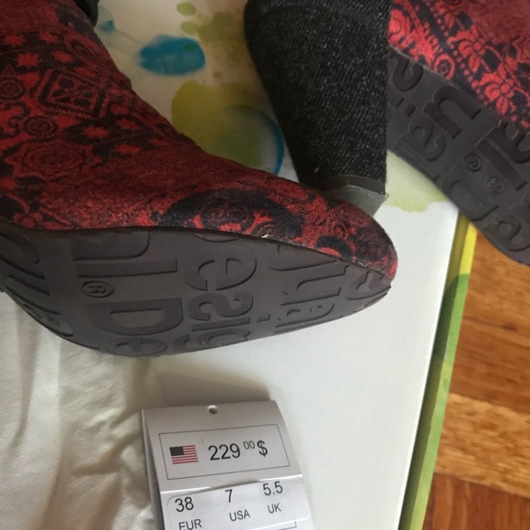 Desigual Patchwork Boots in Size 7 - Picture 5 of 6